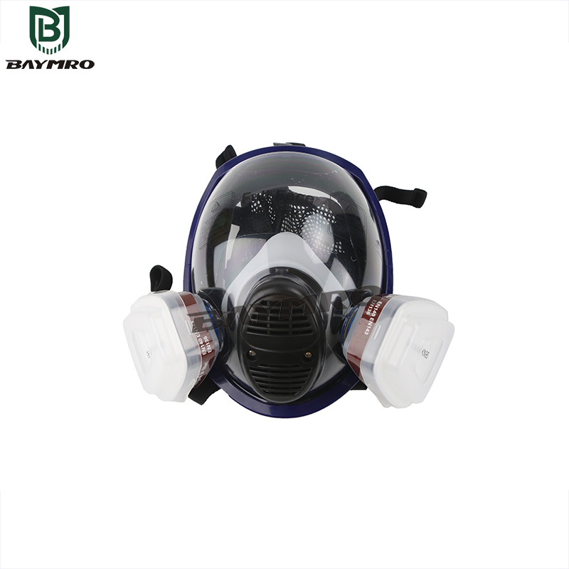 EN136 Full Face Respirator Baymro Safety China Start PPE To MRO