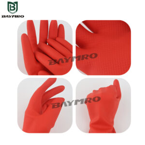 Industrial Heavy Duty Rubber Gloves Oil Industry Work Glove (2)