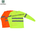 Fluoreszierendes, reflektierendes Sicherheitsshirt für Bauarbeiter