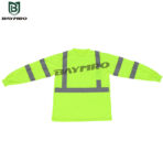 High Visibility Reflective Safety Long Sleeve T-Shirt