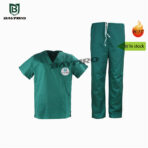 Uniformes médicos unisex transpirables con bolsillos funcionales