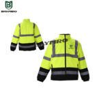 CE EN20471 High Visibility Waterproof Soft Shell Winter Jacket IN STOCK