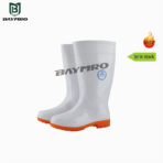 Botas de seguridad de PVC impermeable con suela antideslizante