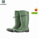 High Green PVC Safety Rain Boots for Oil Industry